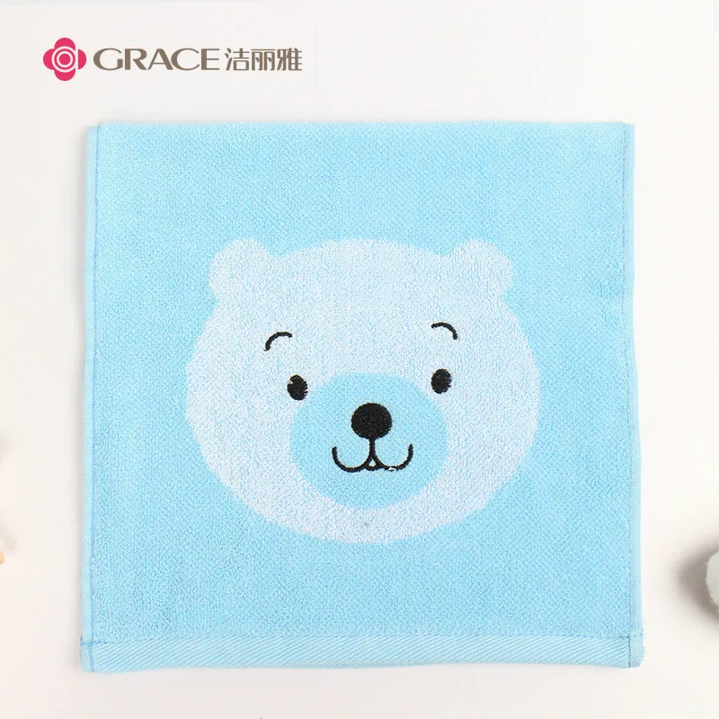 

Cotton Towel Baby Child's Towel Absorbent Child's Towel Cute Baby Soft Facial Washing Cotton Towel
