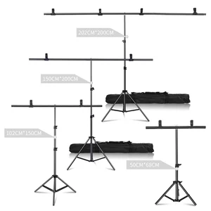 professional photography photo backdrops t shape background frame support system stands with clamps free global shipping