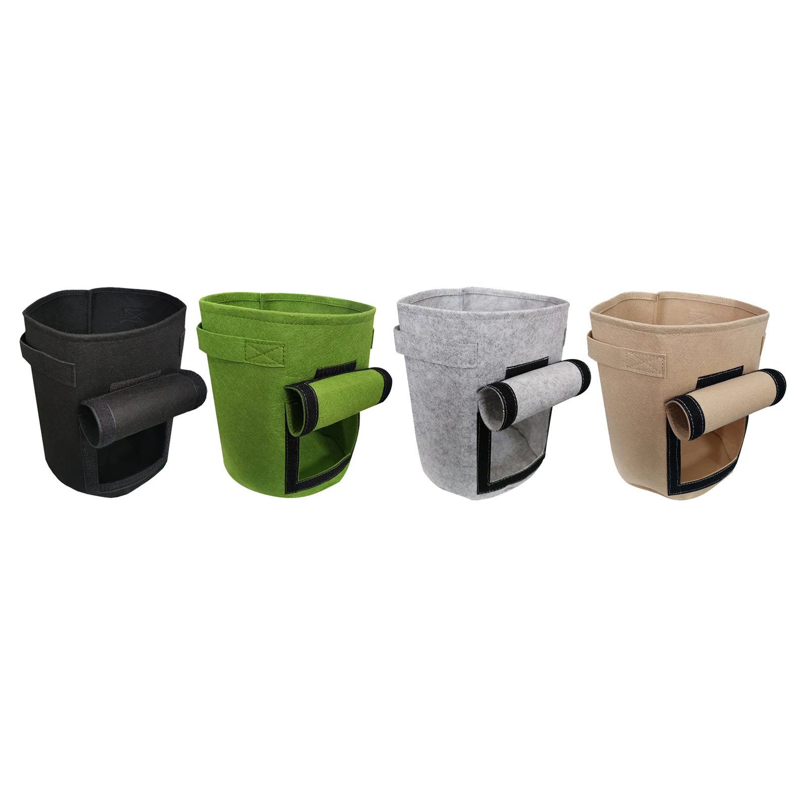 

Fabric Plant Pots Grow Bags with Handles Removable Foldable Gift for Planter