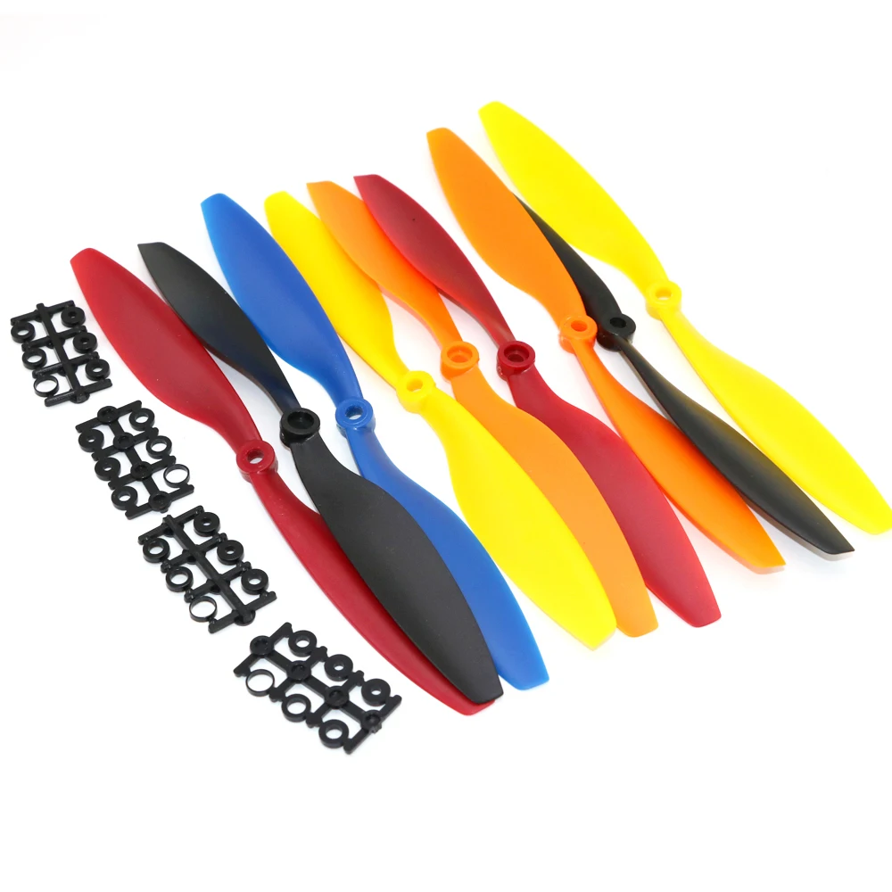 10 шт./лот 10x4 5 &quot1045 1045R CW CCW Propeller для F450 500 F550 FPV Multi-Copter RC QuadCopter Drone Blade Toys(5 пар) |