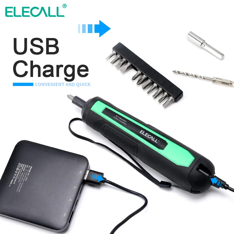 ET130001 Pro'skit PT-036U шуруповерт аккумуляторная электрическая отвертка USB литиевая батарея аккумуляторная Аккумуляторная дрель электроинструменты - Цвет: ET130001