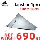 3F UL GEAR Lanshan 1 Pro 34 сезонная Ультралегкая палатка для кемпинга профессиональная 20D беспроволочная палатка для пеших прогулок
