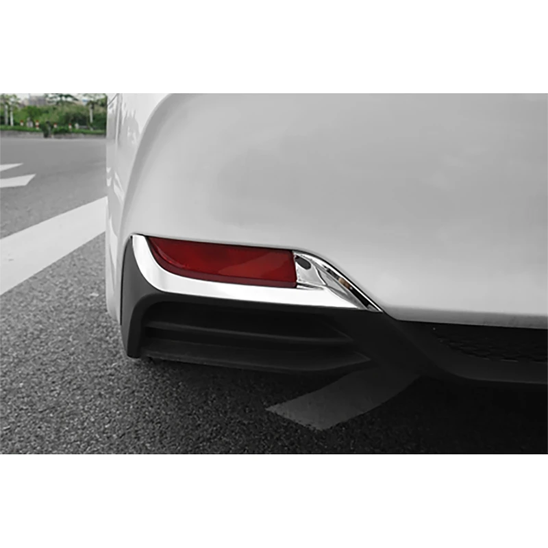 2Pcs Car Silver Rear Bumper Fog Light Lamp Cover Trim for Toyota Avalon 2019-2020 | Автомобили и мотоциклы