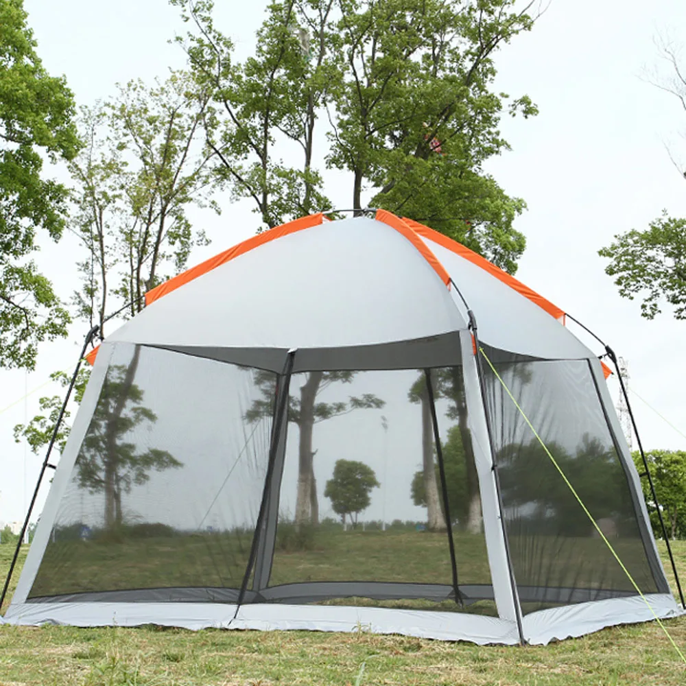 Однослойная палатка на 5-8 человек навес от солнца москитная сетка для вечерние