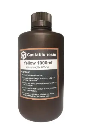 Материалы для 3d печати с ЖК дисплеем смола литья ювелирных изделий/восковая LCD/DLP