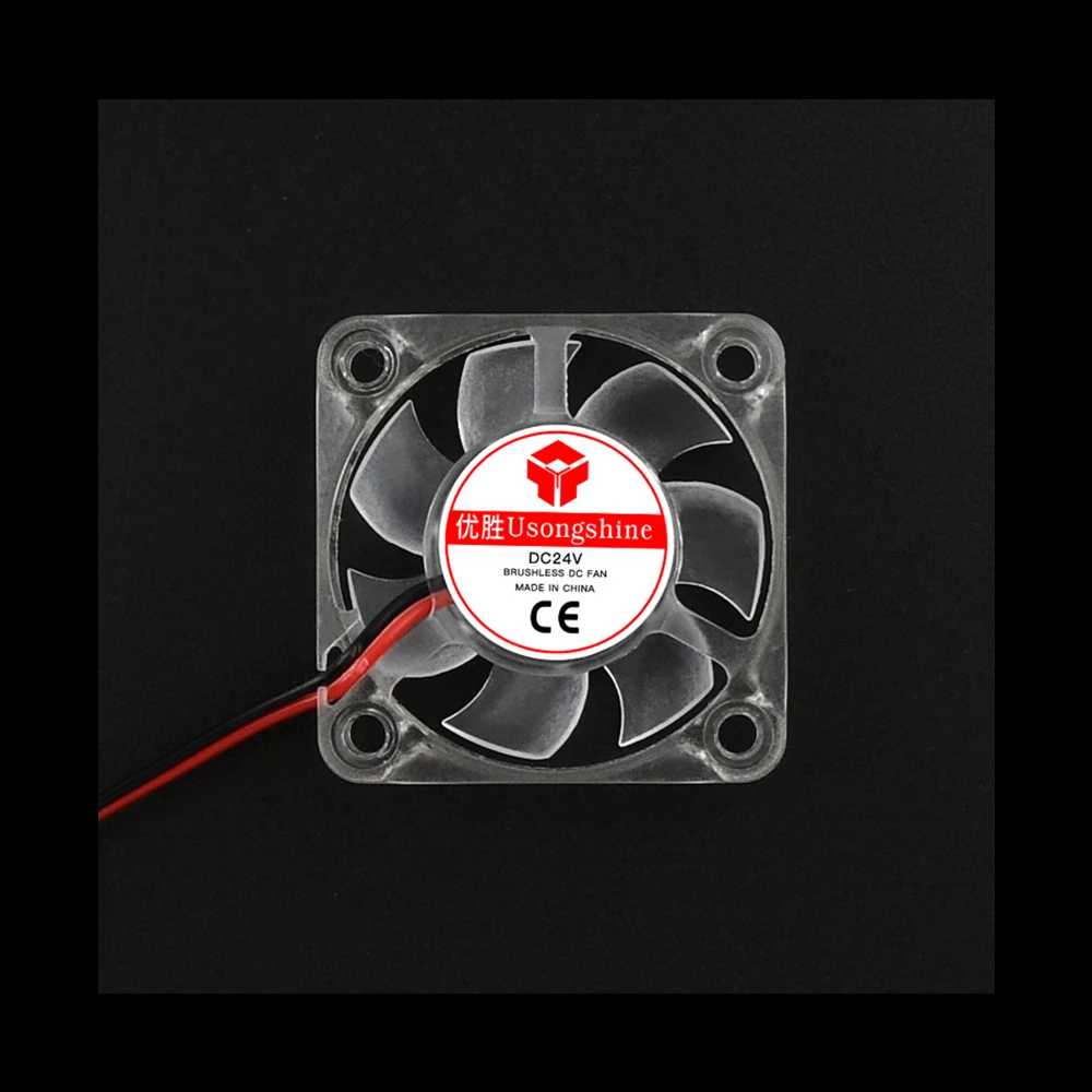 Cooling Fan Mini Transparent Hydraulic 3010 4010 12V/24V with LED Light High Quiet Exhaust 3D Printer Parts | Компьютеры и офис