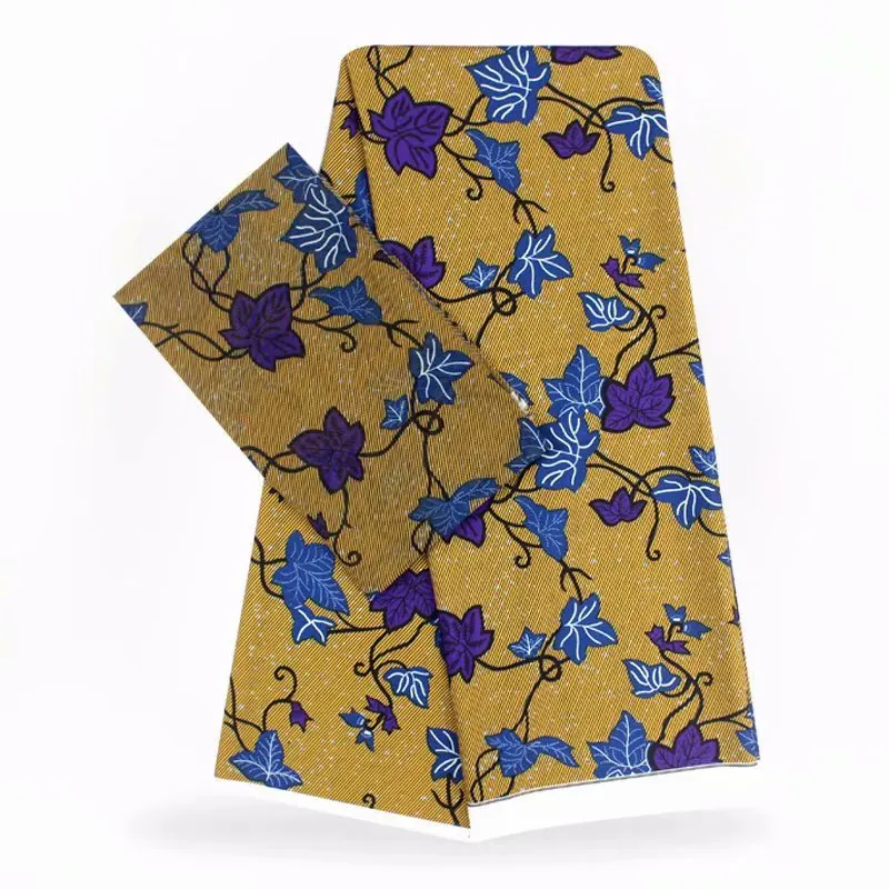 2019 лист нигерийская популярная восковая ткань высокое качество винтажная