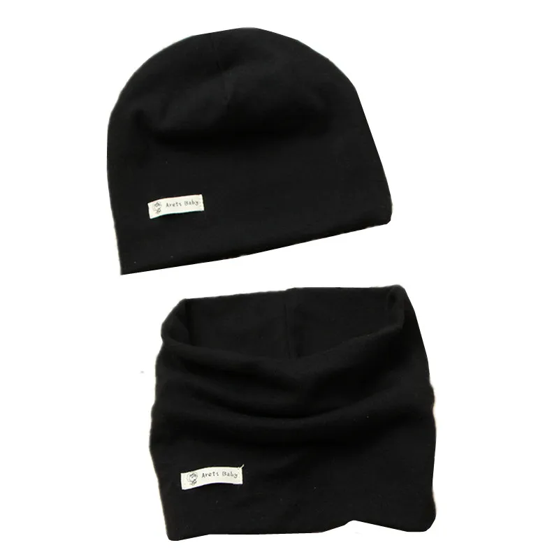 Новый Модный зимний комплект с шапочкой для малышей мультяшным рисунком крышкой