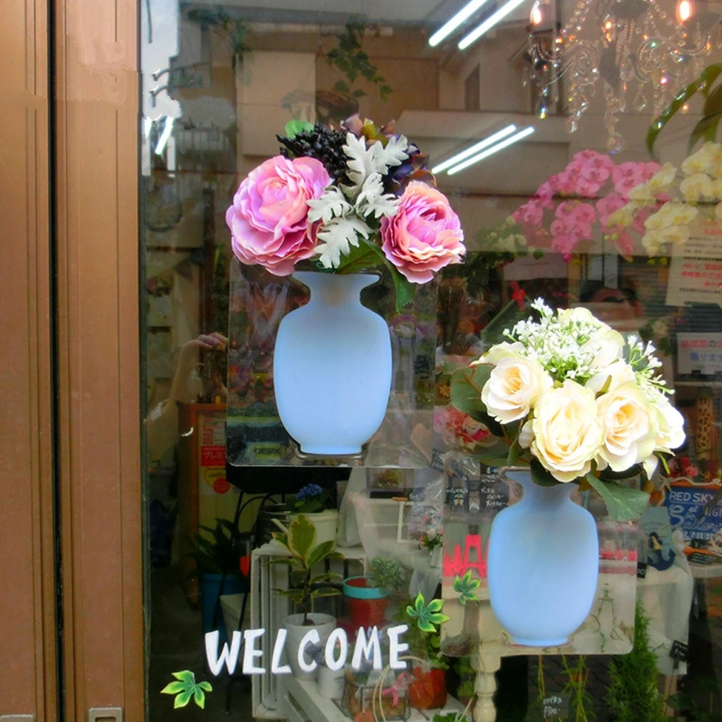 Волшебная Мягкая силиконовая наклейка в виде листьев на бутылку стеклянный