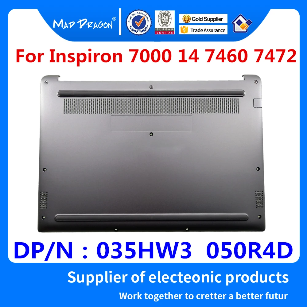 

Новый оригинальный ноутбук Серебряная Нижняя база в сборе для Dell Inspiron 7000 14 7460 7472 035HW3 35HW3 050R4D 50R4D AM1Q3000110