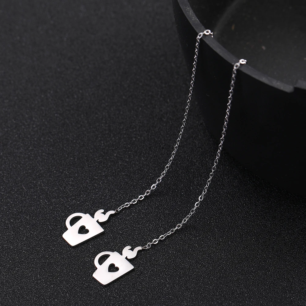 Богемные круглые маленькие серьги COOLTIME из нержавеющей стали в стиле бохо