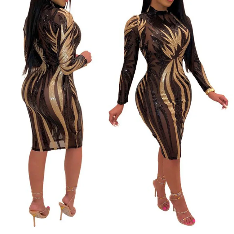 

Dress perspective sexy nightclub beaded dress