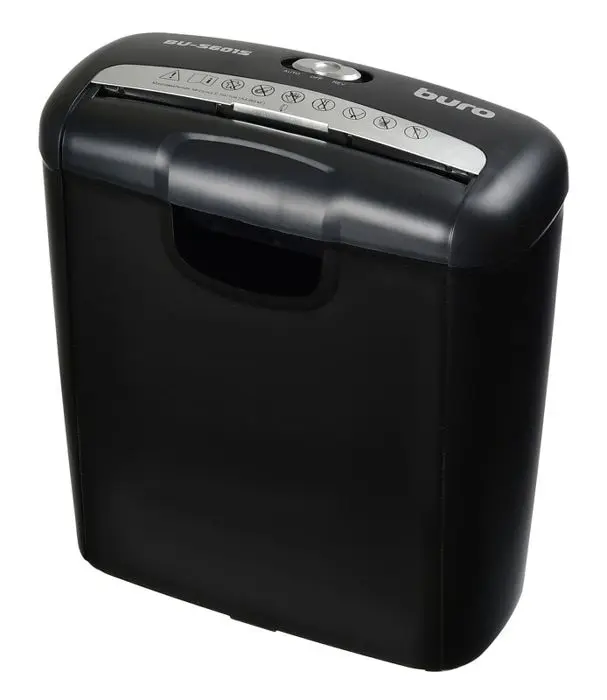 Уничтожитель бумаг Buro Home BU-S601S OS601S секр.Р-1/ленты/6лист./10лтр./пл.карты | Компьютеры и