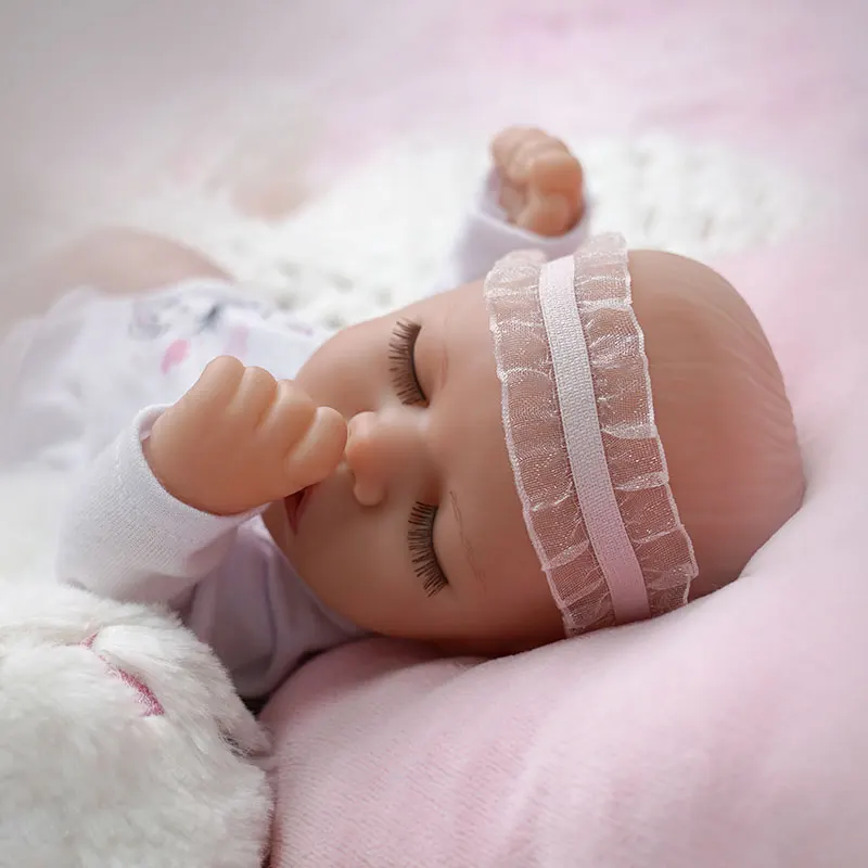 

RSG 12 Inch kit Reborn Doll 30cm simulation Twin A Soft Full Vinyl Silicone Body Lifelike Baby Doll Gift Toy for Children