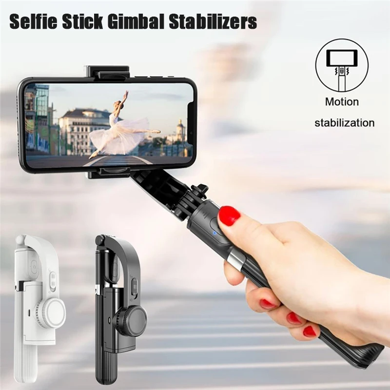 

Selfie Stick Gimbal Stabilizers Smartphone Handhel Tripod Anti-Shake Wireless for Bluetooth Remote Control Extendable Foldable