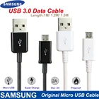 USB-кабель для быстрой зарядки Samsung AFC, кабель Micro USB для быстрой зарядки и передачи данных, 1 м1,2 м1,5 м для Galaxy S4 S6 S7 Edge Note 2 4 5 J5 J7