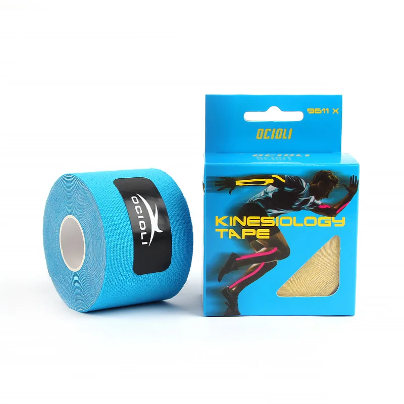 2019ocioli 20 цветов 5 см 5 м Спортивная Кинезиология Лента Хлопок Рок физиотерапия Баскетбол Футбол к активные боли в колене мышцы ленты - Цвет: as picture