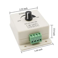5pcs 12v 24v led dimmer switch 8a voltage regulator adjustable controller for 2835 3528 5050 5054 6530 6730 led strip light lamp