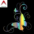 Наклейка на автомобиль, 16 х15 см, из ПВХ, с бабочками