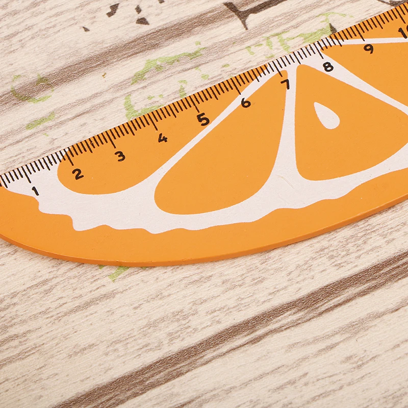 

1pcs Cute Wooden Straight Ruler Creative Fruit School Office Supply Novelty Ruler Drawing Stationery Ruler