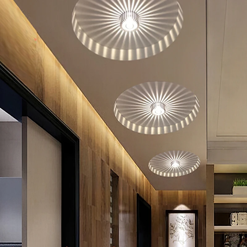

Creative LED Wall Lamp 3W Aluminum Sunflower Sconce For Home Bar KTV Indoor Lighting Decoration