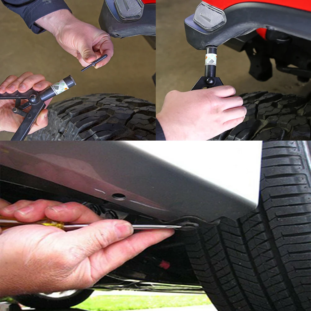 100PCS Rivet Clip Car Body Retainer Bumper Fender Liner Fasteners Kit For Chrysler 300 Jeep Wrangler JK Ford Dodge Avenger | Автомобили и