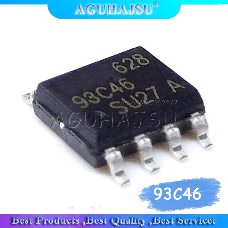 10 шт. 93C46 SOP 8 AT93C46 SOP8 SMD новый и оригинальный микросхема IC|eeprom 93c46| |