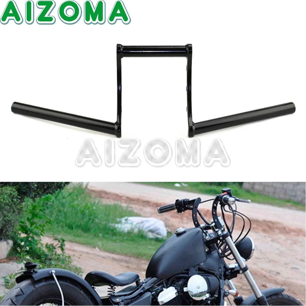 Черный Драг руль 1 &quotZ Ручка Бар мотоцикл дюймов Железный откат для Harley Sportster Chopper