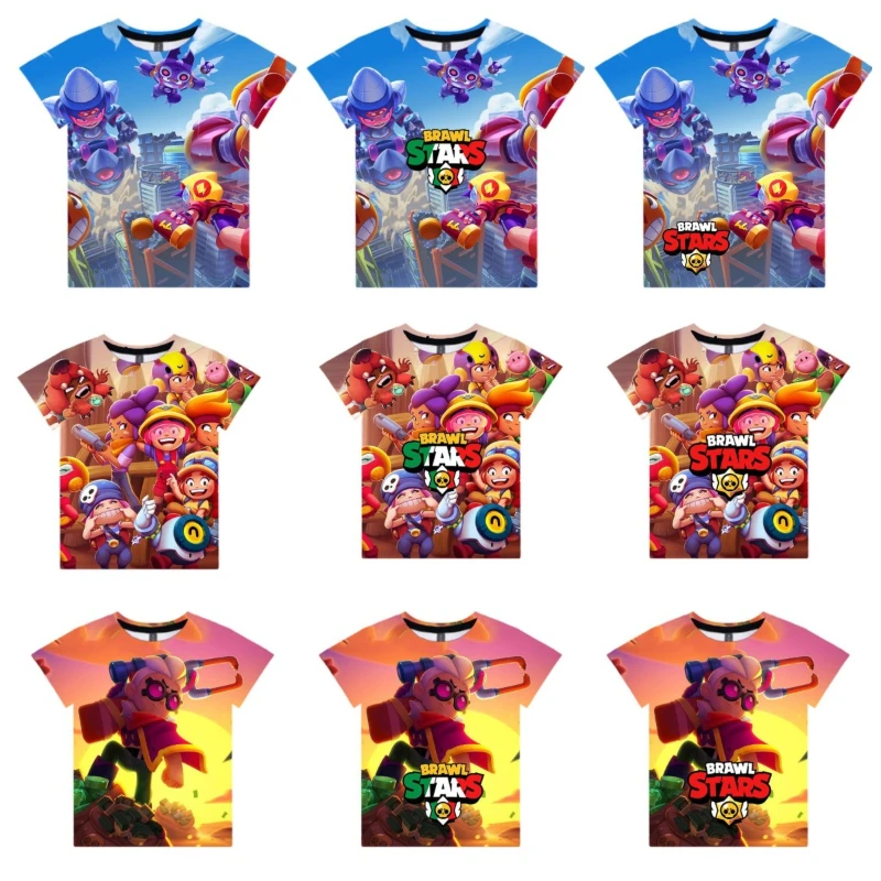 

BUZZ Stars T-Shirts Clothes Leon Sandy Bibi Tshirt Kids 3D Bull Brock EL Primo Barley MAX Colt Nita Tops Tees Tara Bo Piper
