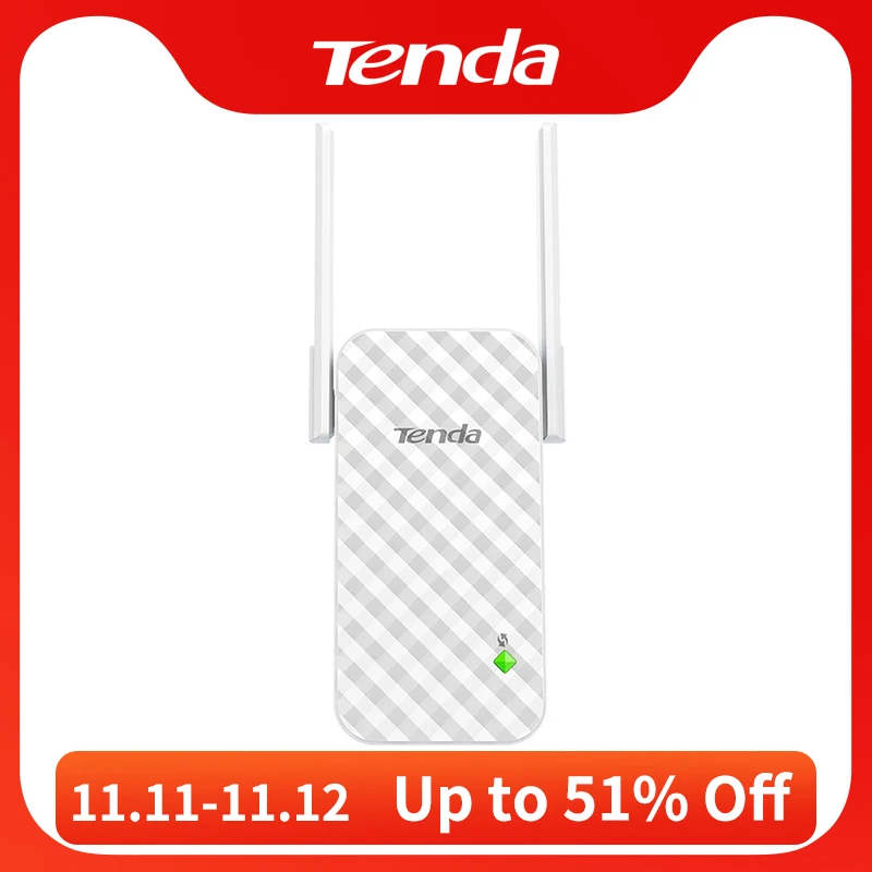 Wi Fi повторитель TENDA A9 300 Мбит/с 2 4 ГГц|Беспроводные роутеры| |