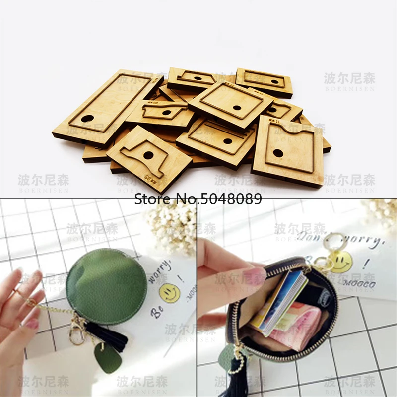 

DIE Cutter Japan Steel Blade DIY Leather Wallet Coins Bag Holder Die Mold Hand Punch Tool for DIY Leathercraft 100x95x10mm