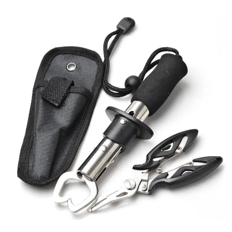 

Steel Fish Catch Straight Handle Fish Control + Multifunctional Small Suit Steel Pliers Luya Plier Luya E4E4