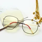 Очки женские с защитой от синего излучения, оптические аксессуары в металлической оправе, для компьютера, CM2020