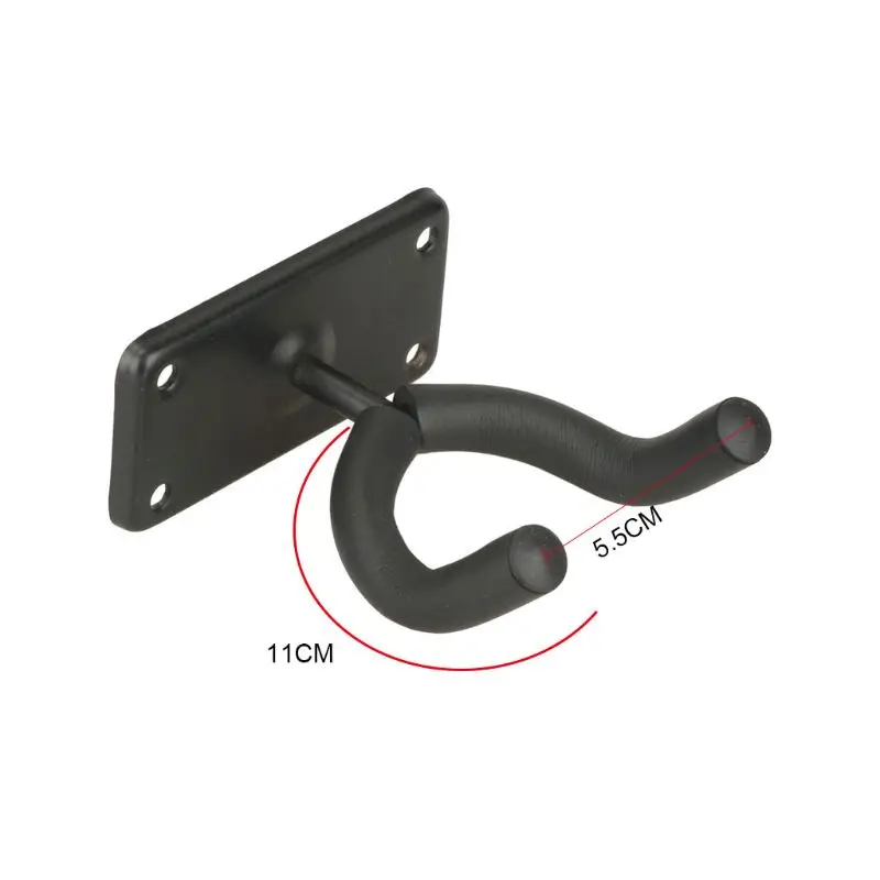 

Longboard Guitar Hanger Stand Wall Mount Skateboard Storage Hook Rack Display Easy Install Carbon Steel Organize Sports
