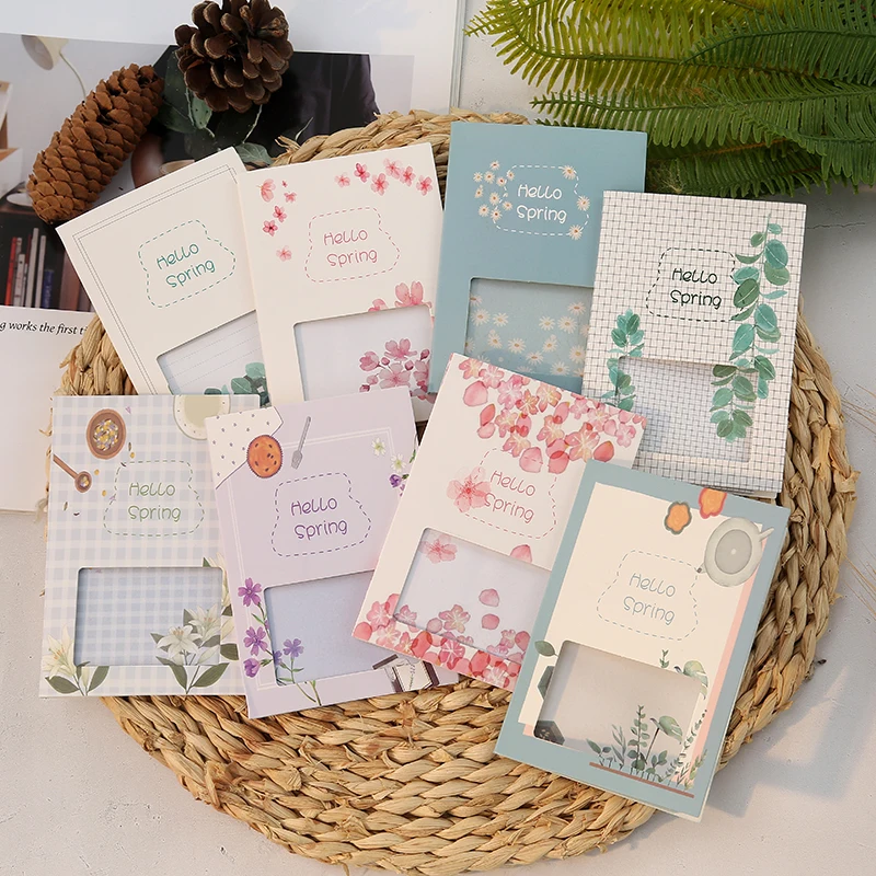 

16 шт./лот hello spring series fresh lovely kawaii memo pad