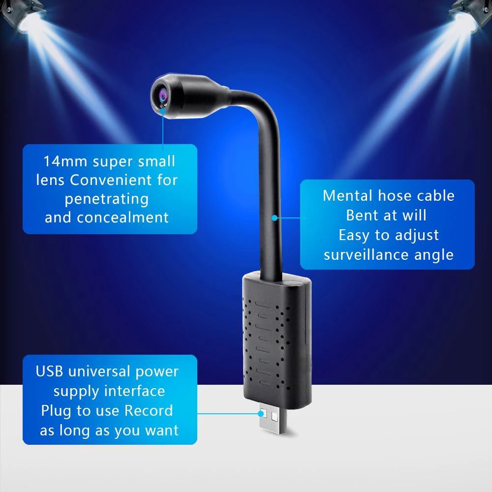 Новая беспроводная камера видеонаблюдения U11 HD компактная домашняя портативная