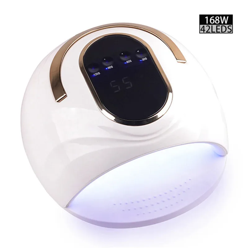 

Nail Lamp High Power UV/LED Light Portable Touch Display Nail Dryer For All Kinds Gel With Motion Sensing And Handle Home Use