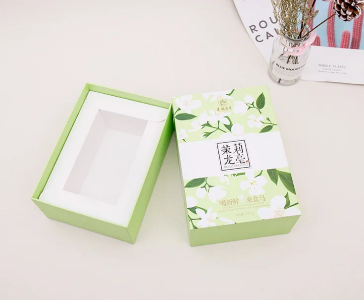 Индивидуальные роскошные бумажные коробки для ювелирных изделий Подарочная