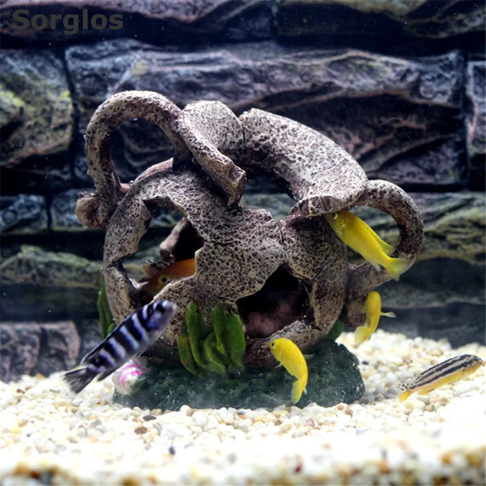 Египетский ваза-кувшин горшок бочка для вина аквариум украшение аквариума рыба