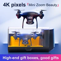 new mini drone with 4k hd camera rc helicopter quadrocopter one key return fpv follow me foldable quadcopter boys toys gift box