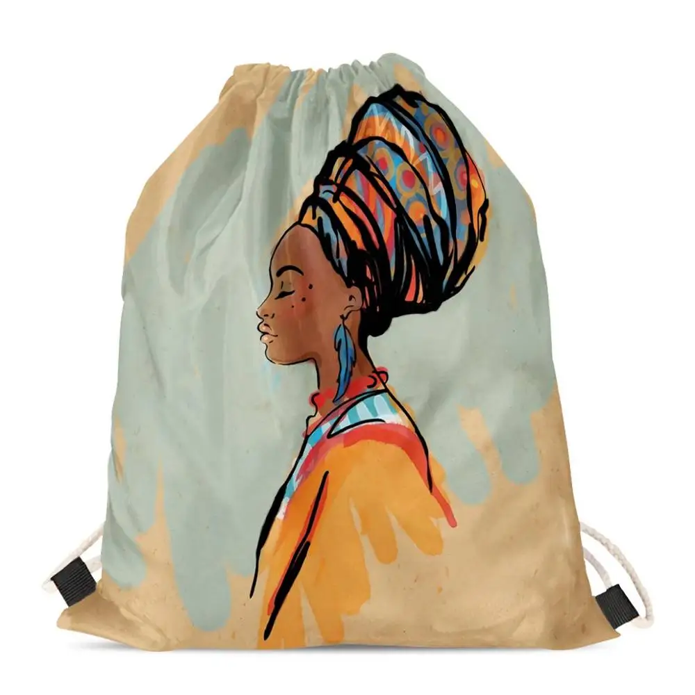 HYCOOL модные сумки на шнурке для женщин шарф детские книг с принтом девочек в