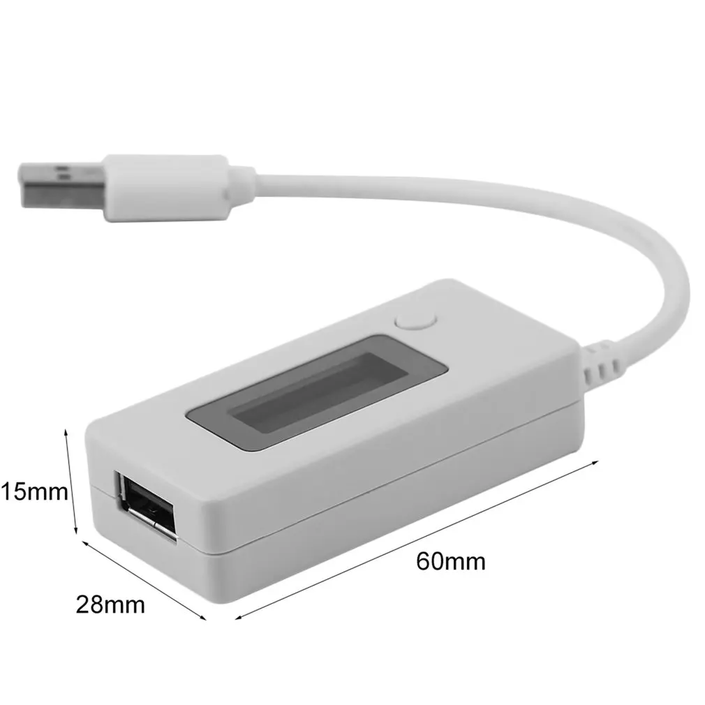 Профессиональный ЖК USB мини тестер напряжения и тока детектор мобильный мощности