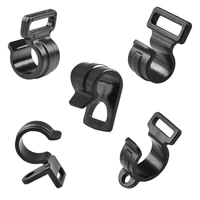10pcs black tent wind c shaped buckle camping caravan awning tent clip tent hooks hanger clips rope clamp