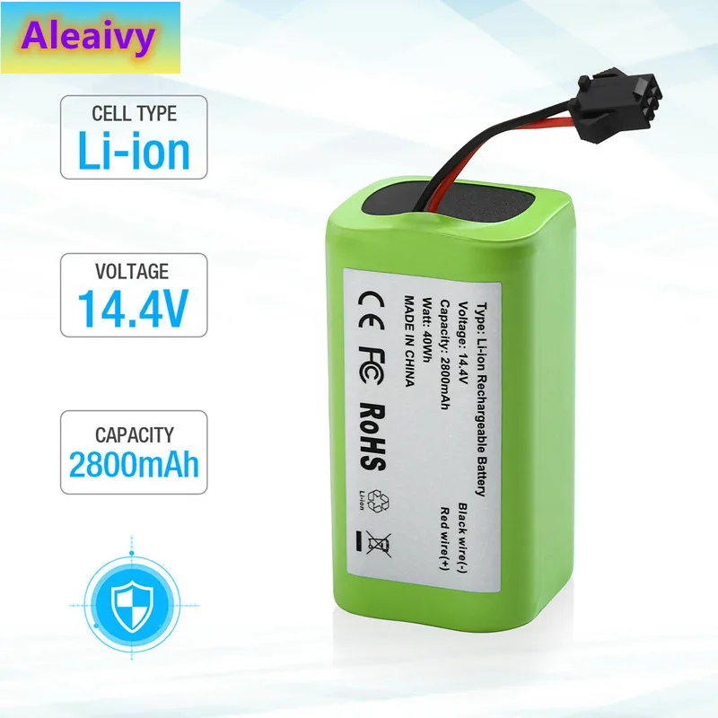 

14,4 В 2800 мАч 18650 сменная батарея для Conga 990 Ecovacs Deebot N79S N79 DN622 Eufy Robovac 11 11 11S 12 15C 15S