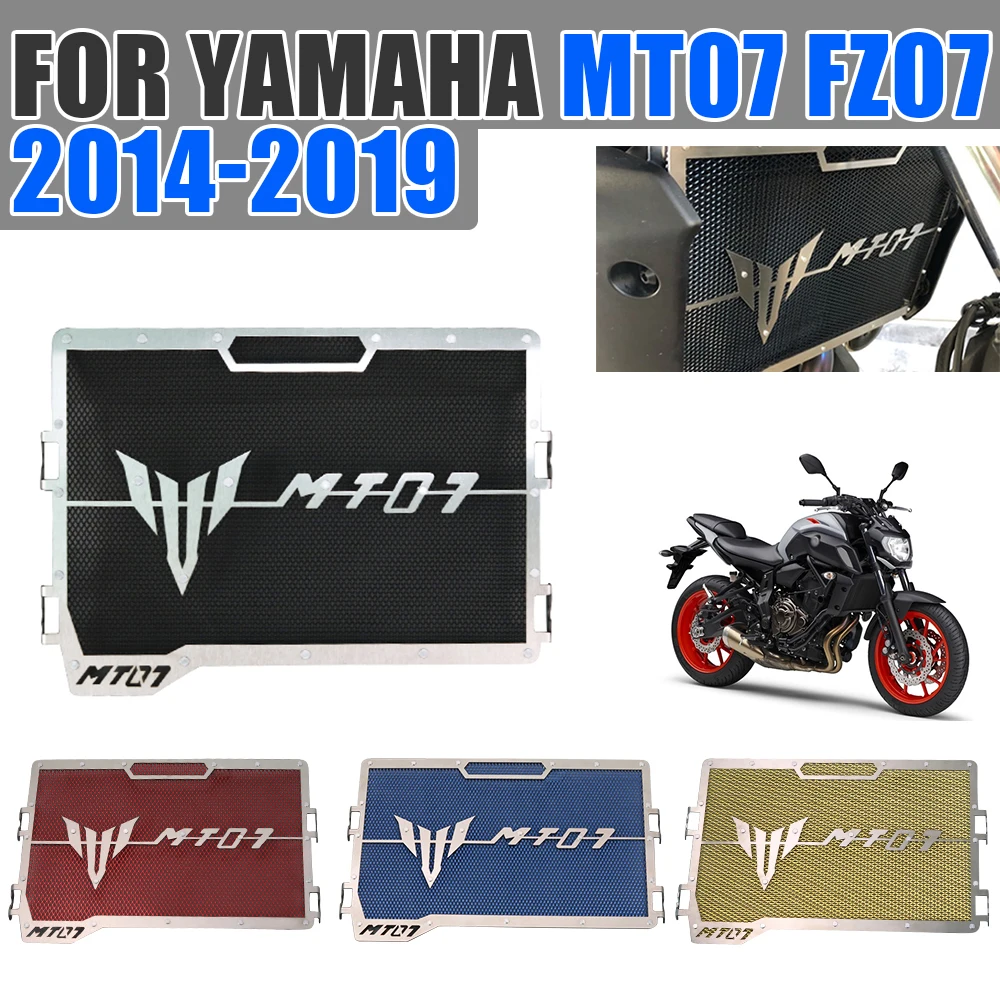 Motorcycle Radiator Grill Guard Grille Protection Cover Protector Mesh For Yamaha MT-07 MT07 FZ07 2014 - 2019 2018 Accessories