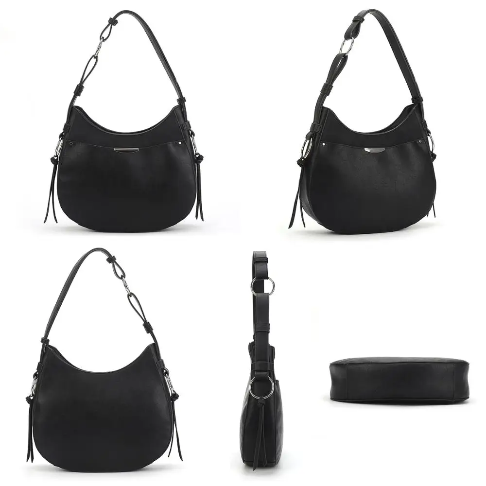 Женская сумка через плечо Hobo повседневная тоут женская мягкая с полулуной ручкой