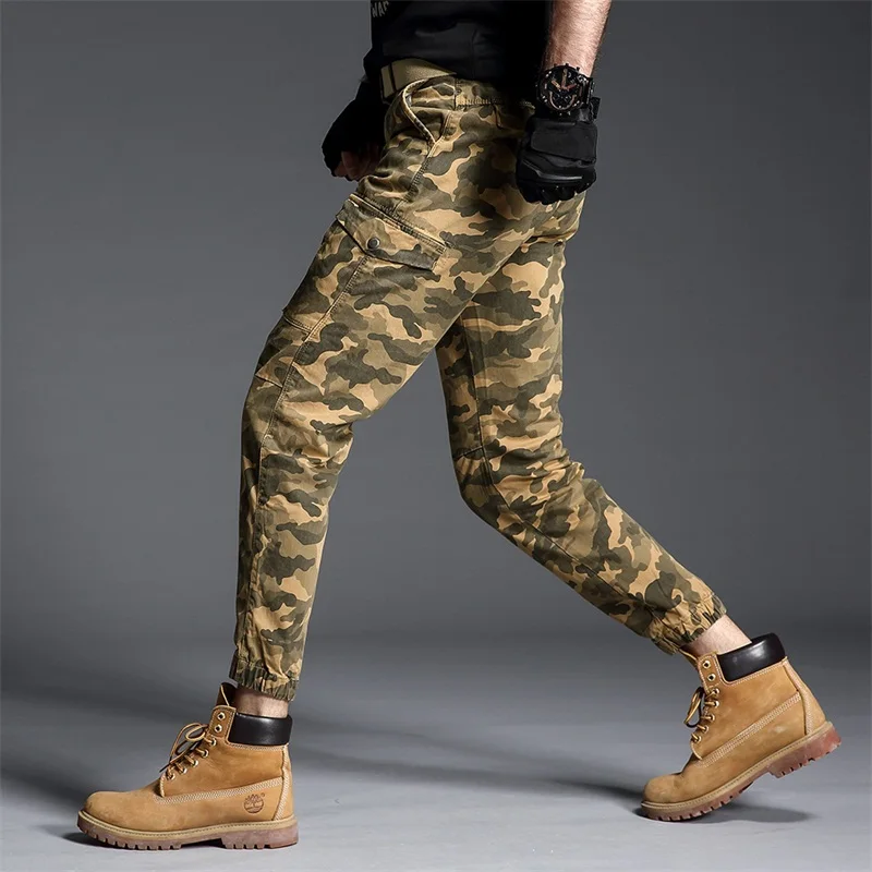 COMLION 2019 Spring Summer Fashion Trousers New Casual Pants Men Cotton Slim Fit Chinos Male Brand Clothing Plus Size Tops F52 | Мужская