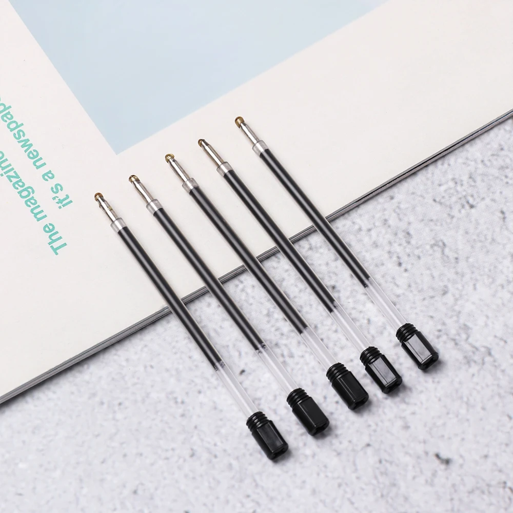 Ручка шариковая 5 шт./лот металлическая синяя Черная | Канцтовары для офиса и дома