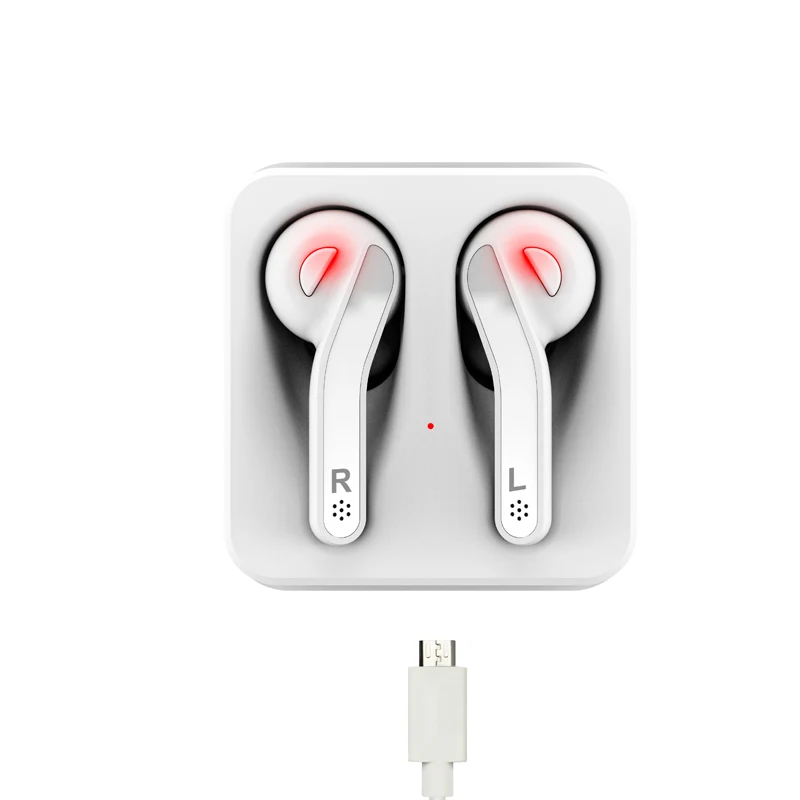 

Bluetooth Earphone With Mic Mini Touch Control Hifi Wireless Headphones TWS Stereo Earbuds With Charging Box For Android ios