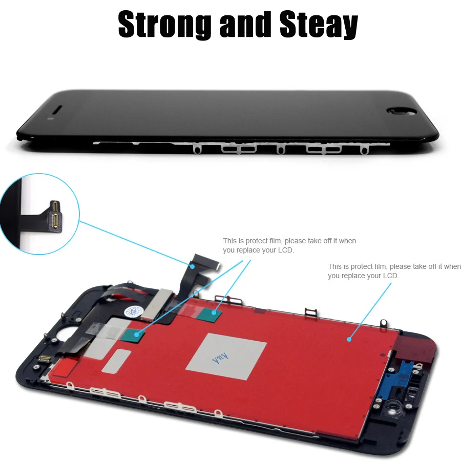PINZHENG AAAA без битых пикселей ЖК экран для iPhone 5s 7 7Plus дисплей дигитайзер 3D сенсорный